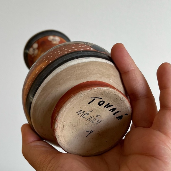 Painted clay vase - Picture 5 of 6